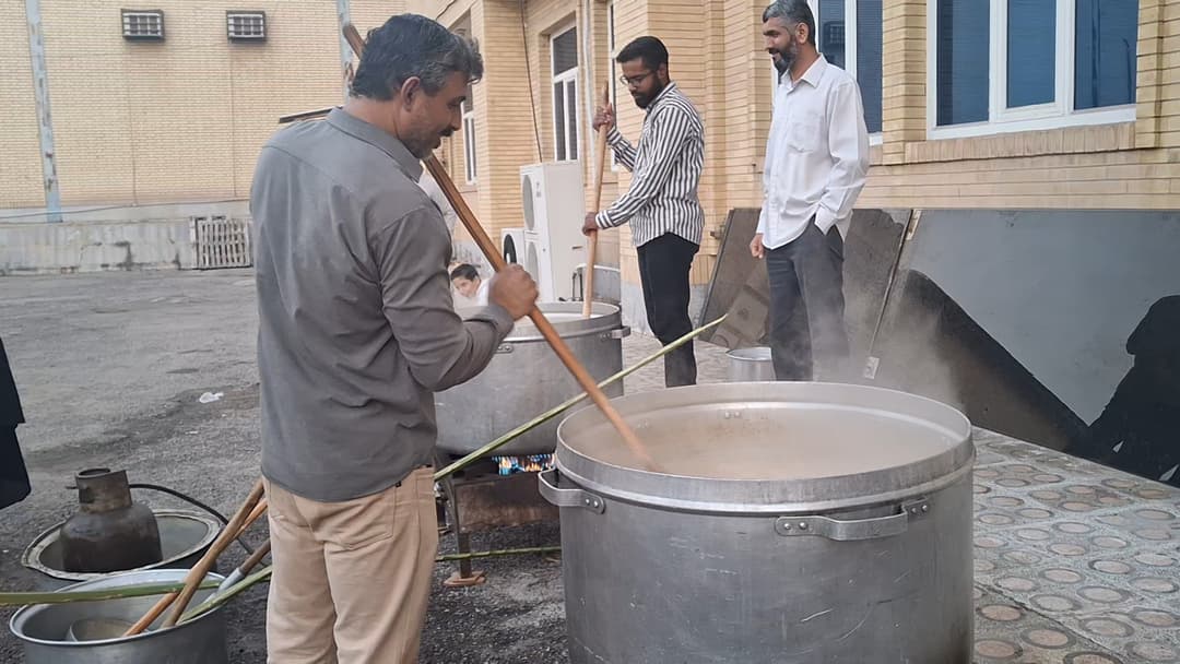 پخت حلیم مهدوی